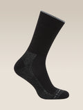 Women's Merino Hike Medium Crew Socks Black/Alloy - 1
