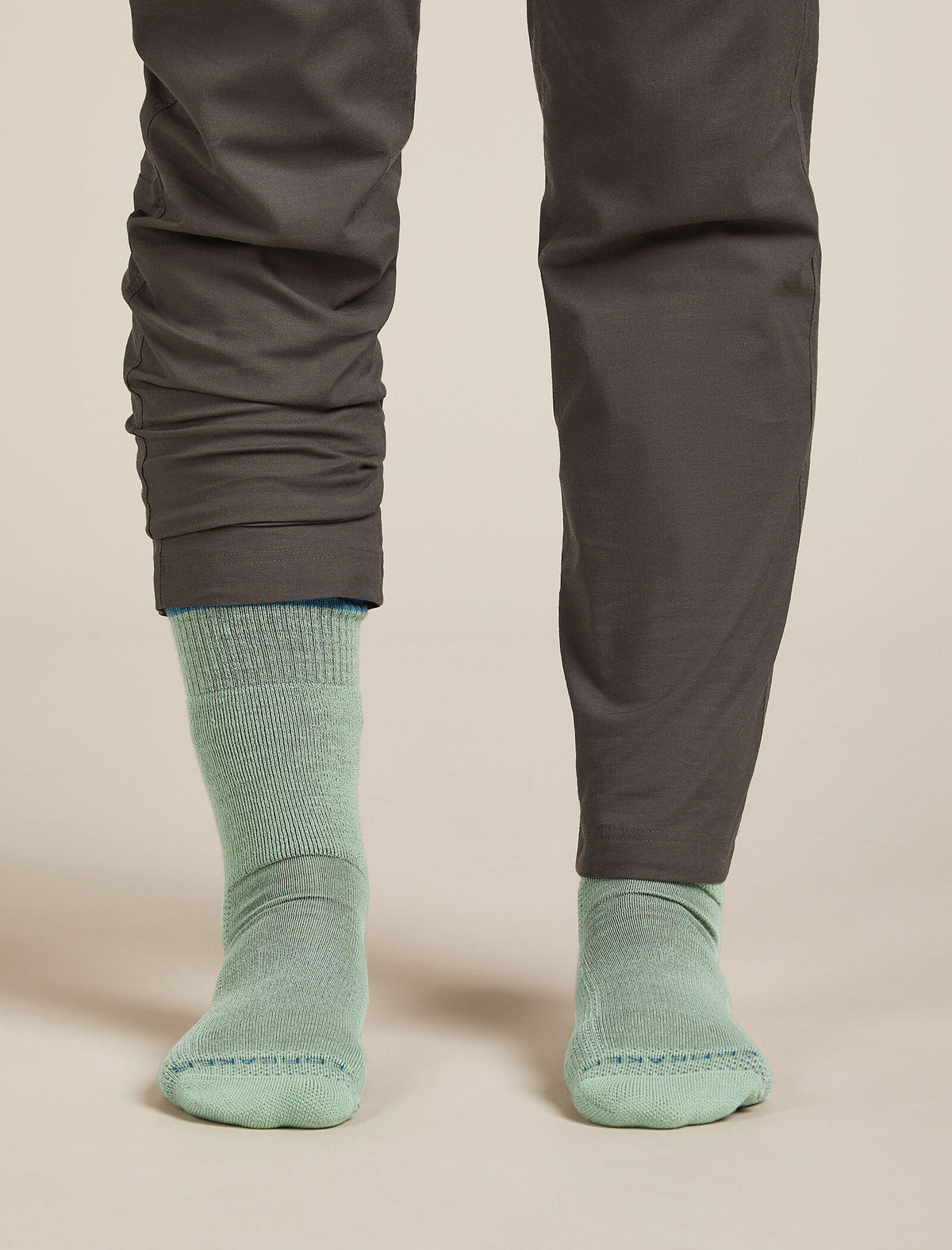 Women's Merino Hike Medium Crew Socks Seaglass/Topaz - 3