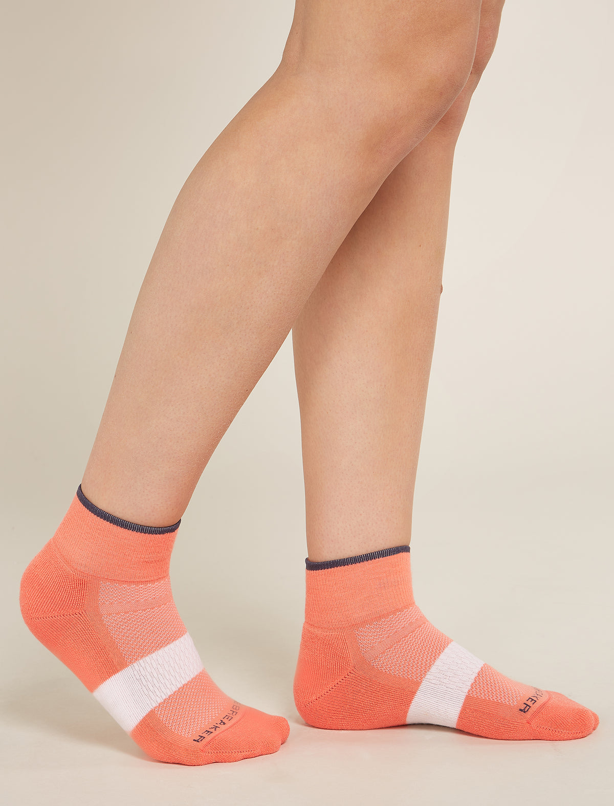 Women's Merino Multisport Light Mini Socks Tang/Graphite - 2