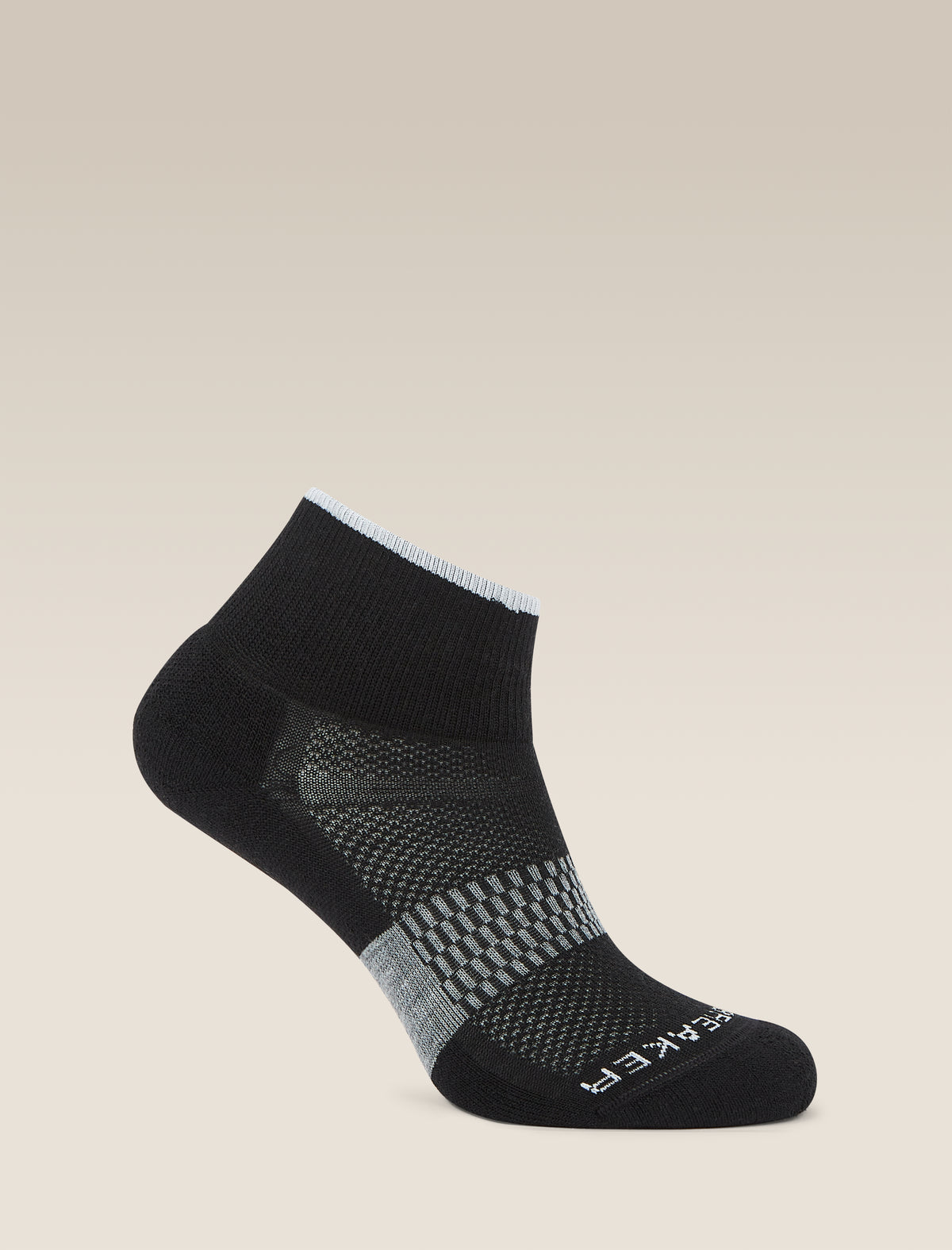 Women's Merino Multisport Light Mini Socks Black/Snow - 1