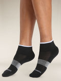 Women's Merino Multisport Light Mini Socks Black/Snow - 5
