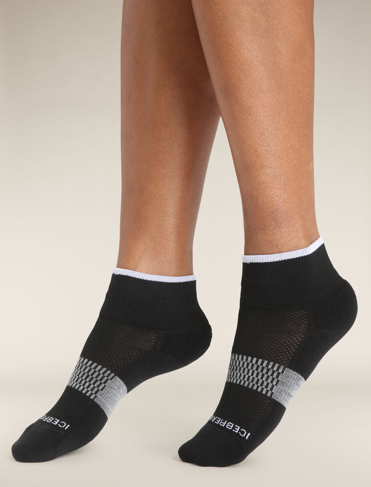 Women's Merino Multisport Light Mini Socks Black/Snow - 5