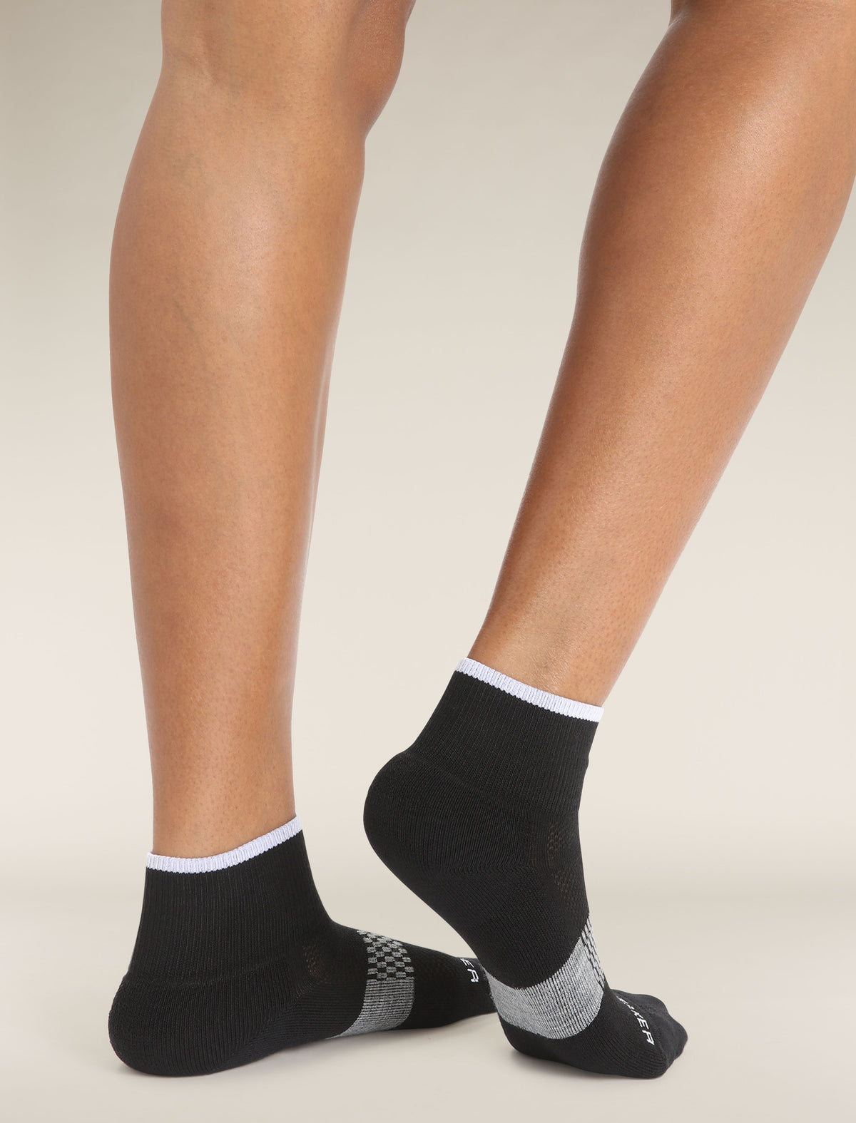 Women's Merino Multisport Light Mini Socks Black/Snow - 6