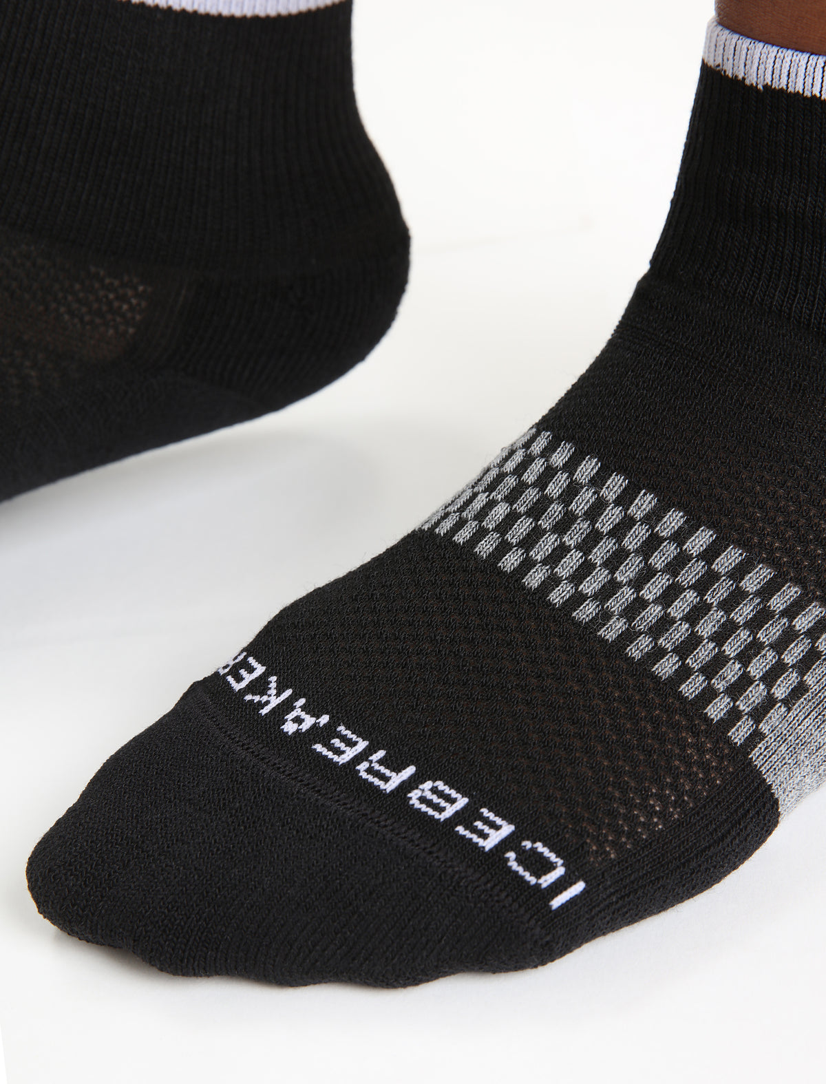 Women's Merino Multisport Light Mini Socks Black/Snow - 7
