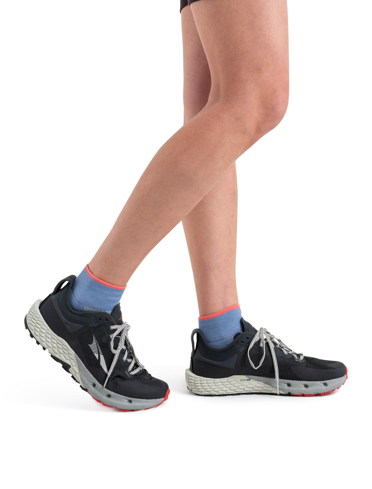 Women's Merino Multisport Light Mini Socks Kyanite/Tang - 2