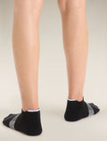 Women's Merino Multisport Light Micro Socks Black/Snow - 2