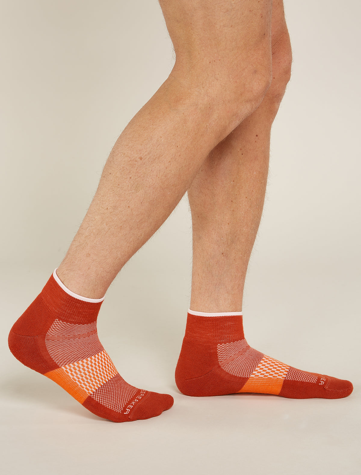 Men's Merino Multisport Light Mini Socks Molten/Snow - 2