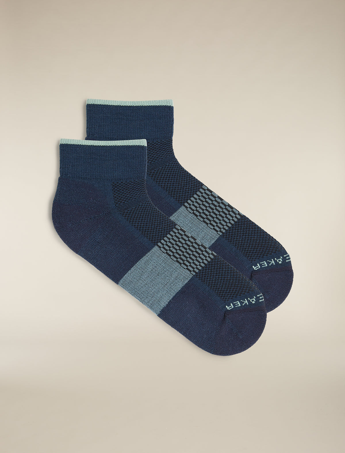 Men's Merino Multisport Light Mini Socks Abyss/mint - 3