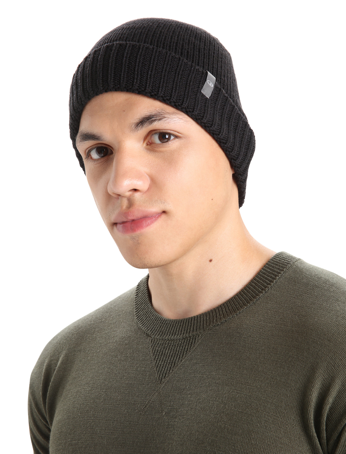 Unisex Vela Cuff Beanie Black - 3