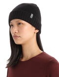 Unisex Vela Cuff Beanie Black - 8