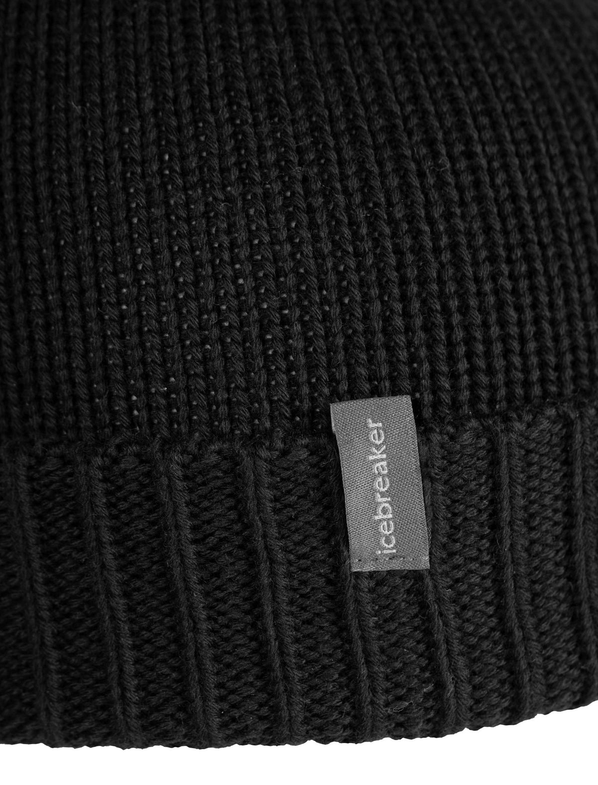 Unisex Vela Cuff Beanie Black - 2