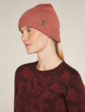Unisex Vela Cuff Beanie Cedar Wood - 3