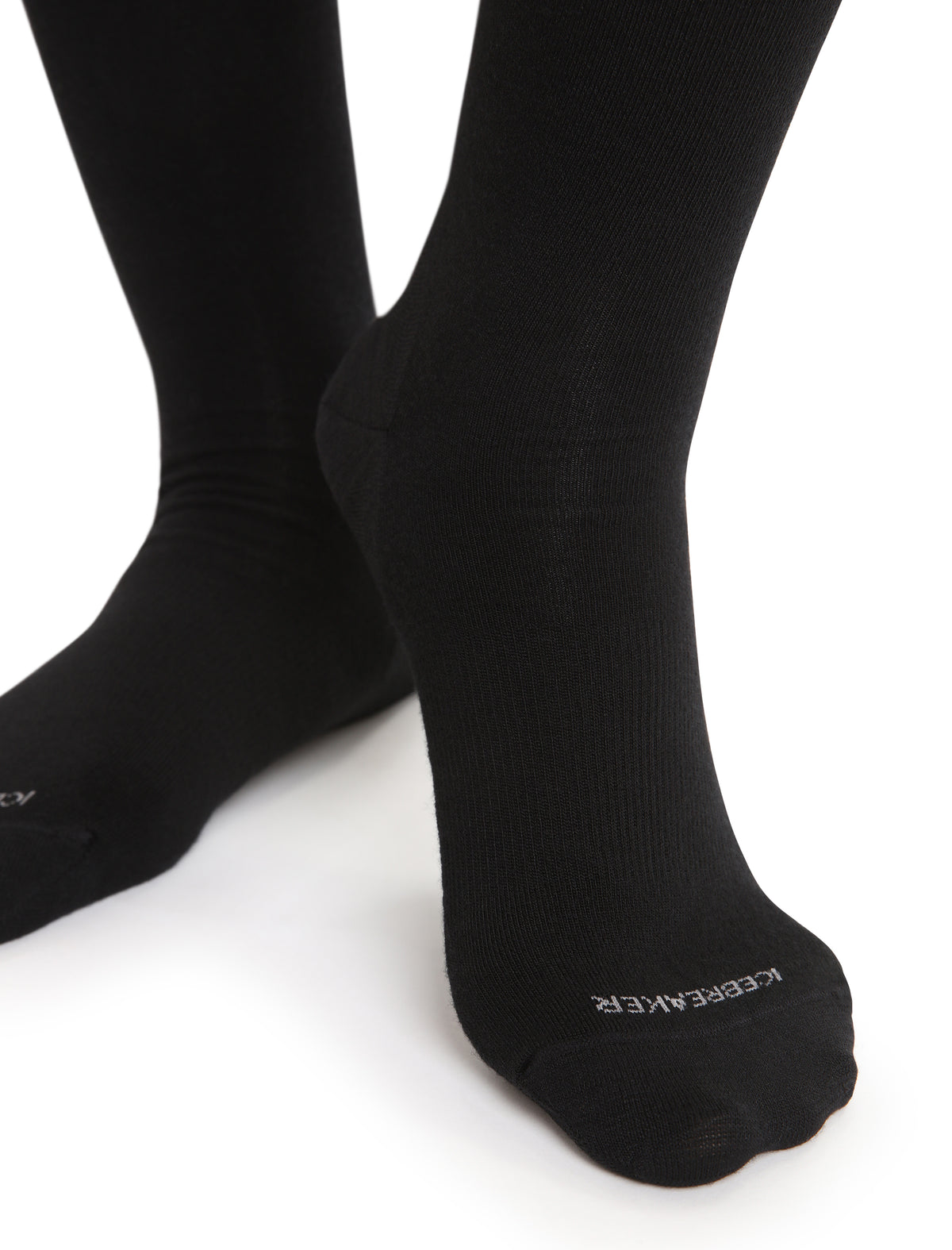 Women's Merino Lifestyle Fine Gauge Crew Socks Black - 3