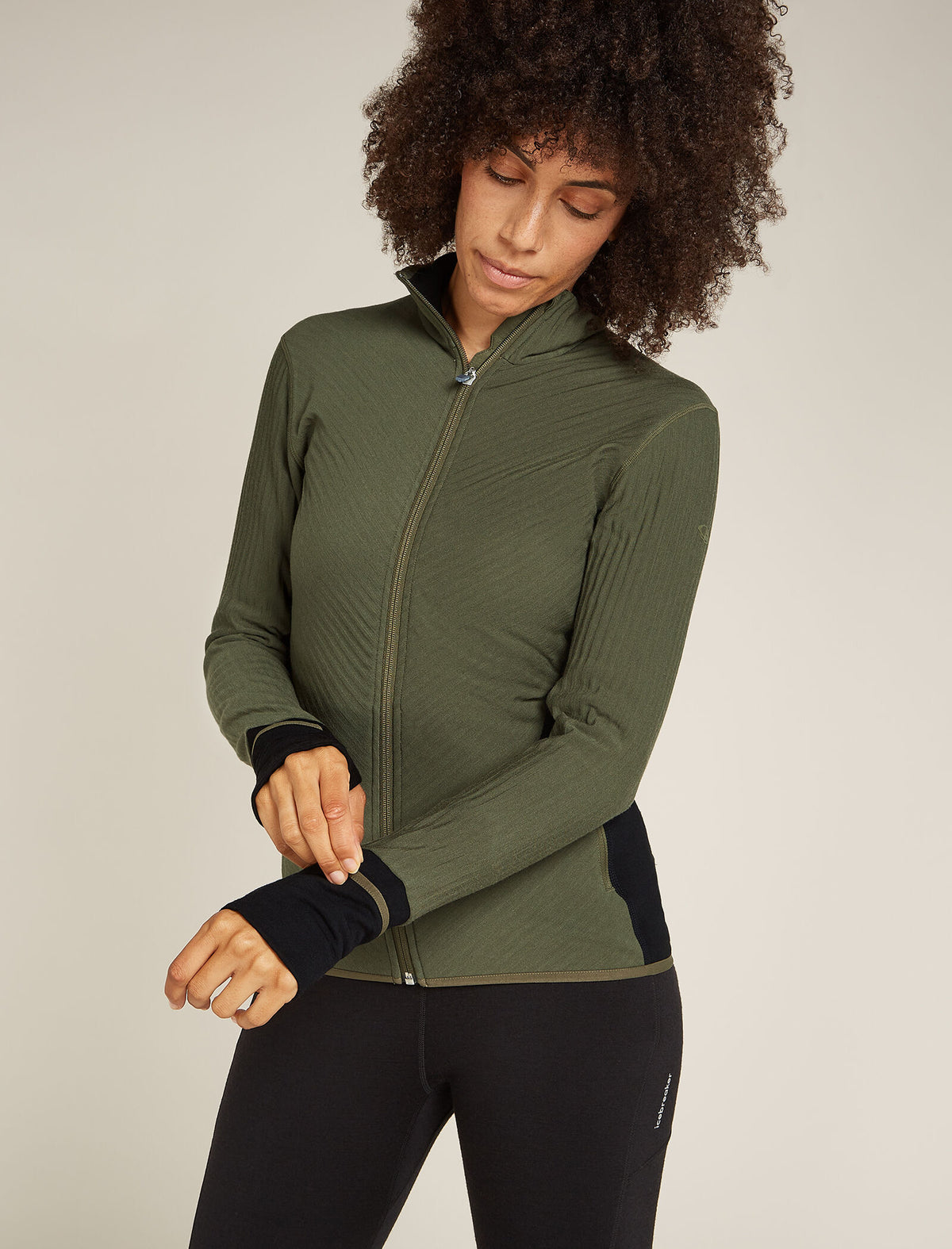Women's Descender Long Sleeve Zip Jacket  - 1