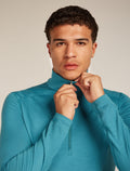 Men's Merino 200 Oasis Long Sleeve Half Zip Thermal Top Topaz - 6