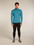 Men's Merino 200 Oasis Long Sleeve Half Zip Thermal Top Topaz - 7