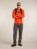 Men's Merino 200 Oasis Long Sleeve Half Zip Thermal Top Fervid - 4