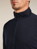 Men's Merino 200 Oasis Long Sleeve Half Zip Thermal Top Midnight Navy - 6