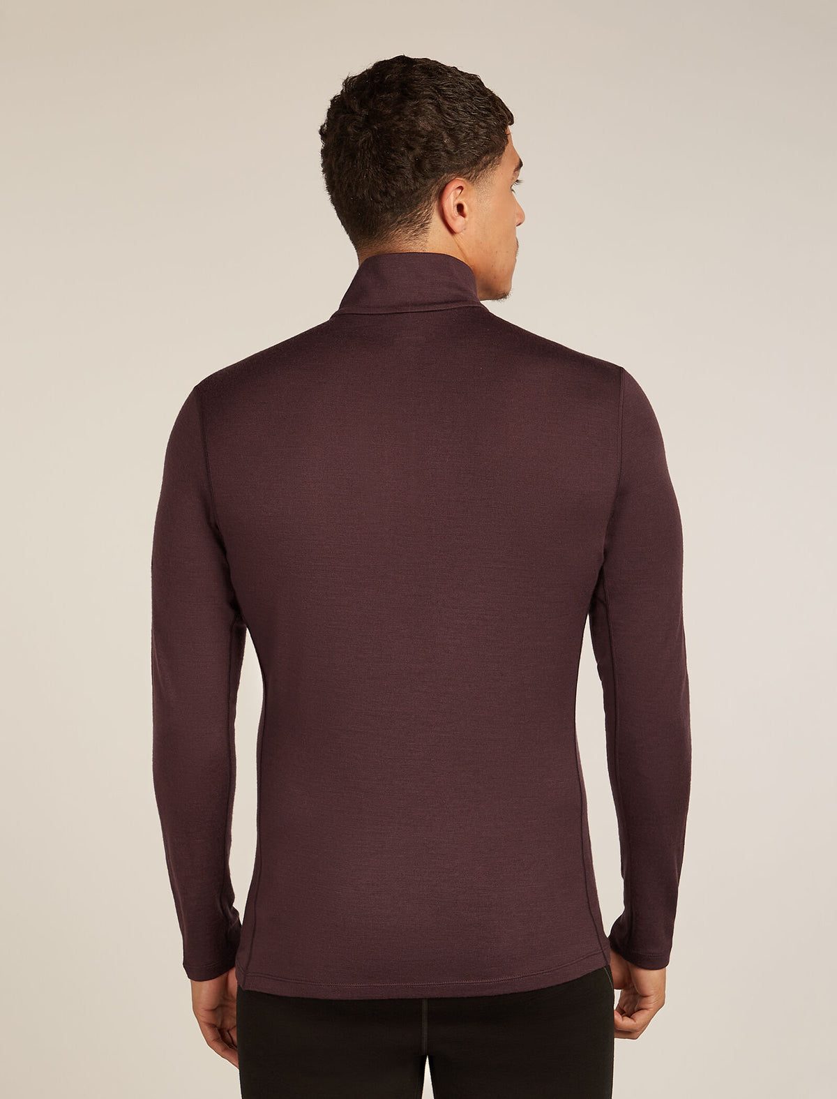 Men's Merino 260 Tech Long Sleeve Half Zip Thermal Top Java - 2