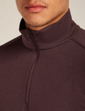 Men's Merino 260 Tech Long Sleeve Half Zip Thermal Top Java - 5