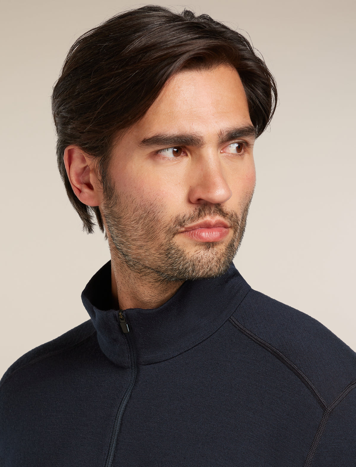 Men's Merino 260 Tech Long Sleeve Half Zip Thermal Top Midnight Navy - 7