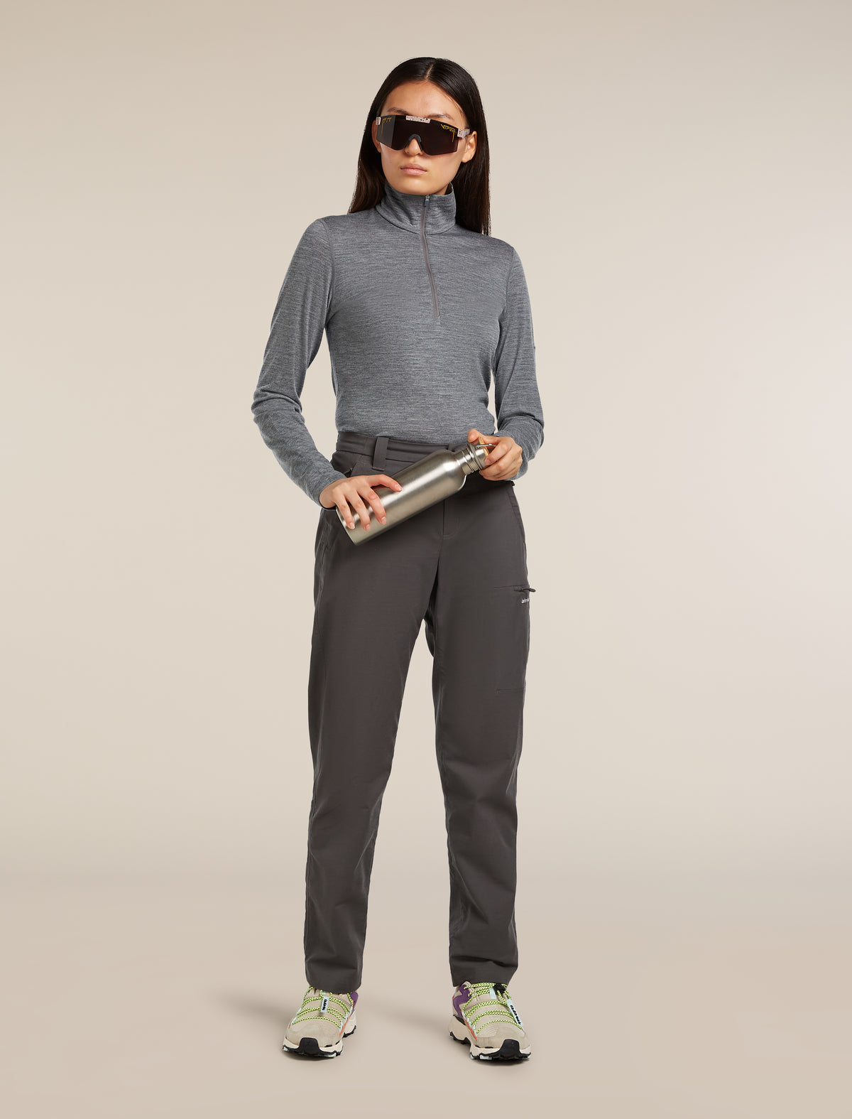 Women's Merino 200 Oasis Long Sleeve Half Zip Thermal Top  - 4