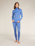 Women's Merino 200 Oasis Long Sleeve Half Zip Thermal Top Baja - 3