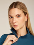 Women's Merino 260 Tech Long Sleeve Half Zip Thermal Top Atlantis - 6