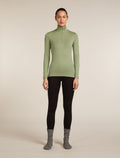 Women's Merino 260 Tech Long Sleeve Half Zip Thermal Top Lichen - 7