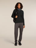 Women's Merino 175 Everyday Long Sleeve Half Zip Thermal Top Black - 4