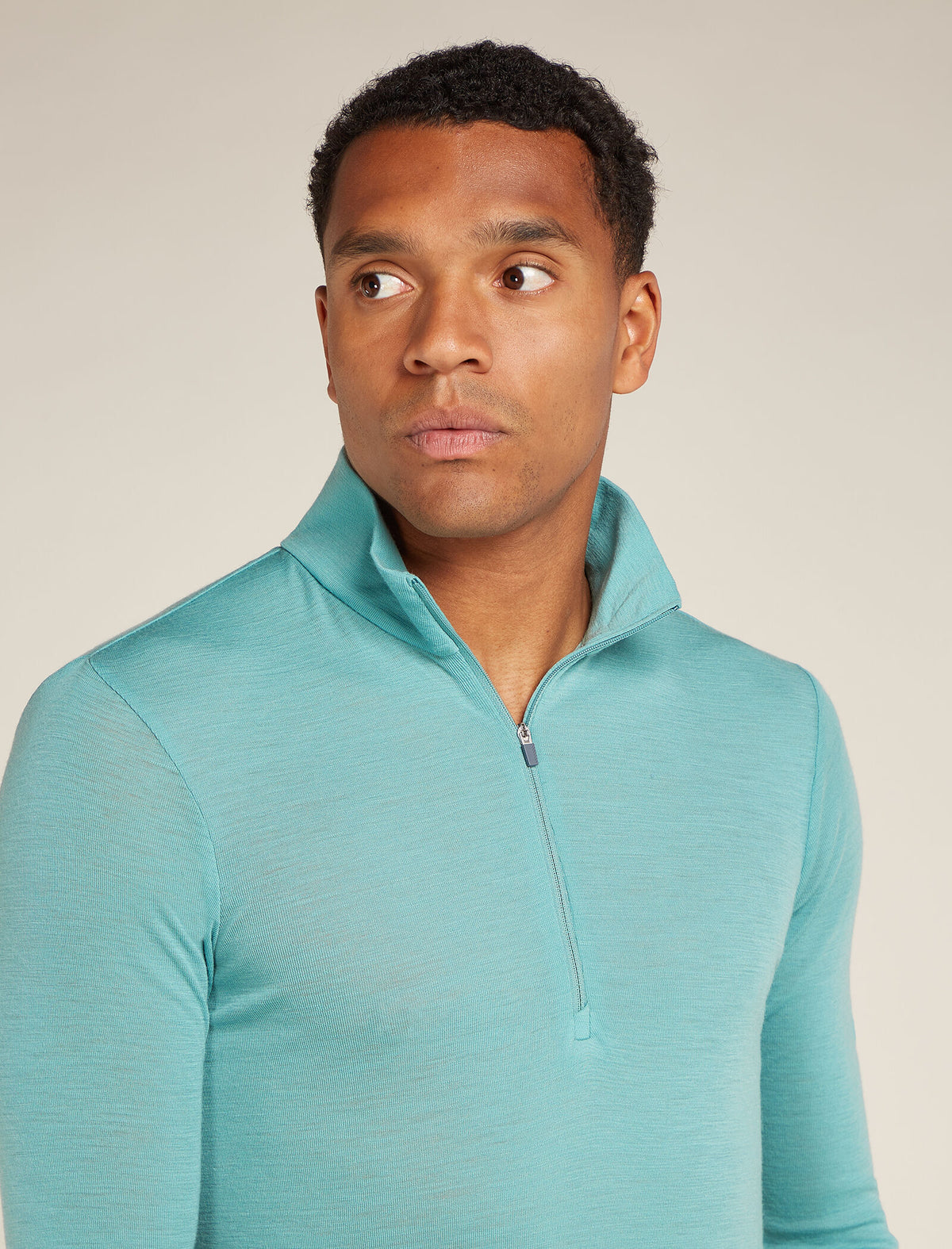 Men's Merino 175 Everyday Long Sleeve Half Zip Thermal Top Cloud Ray - 6