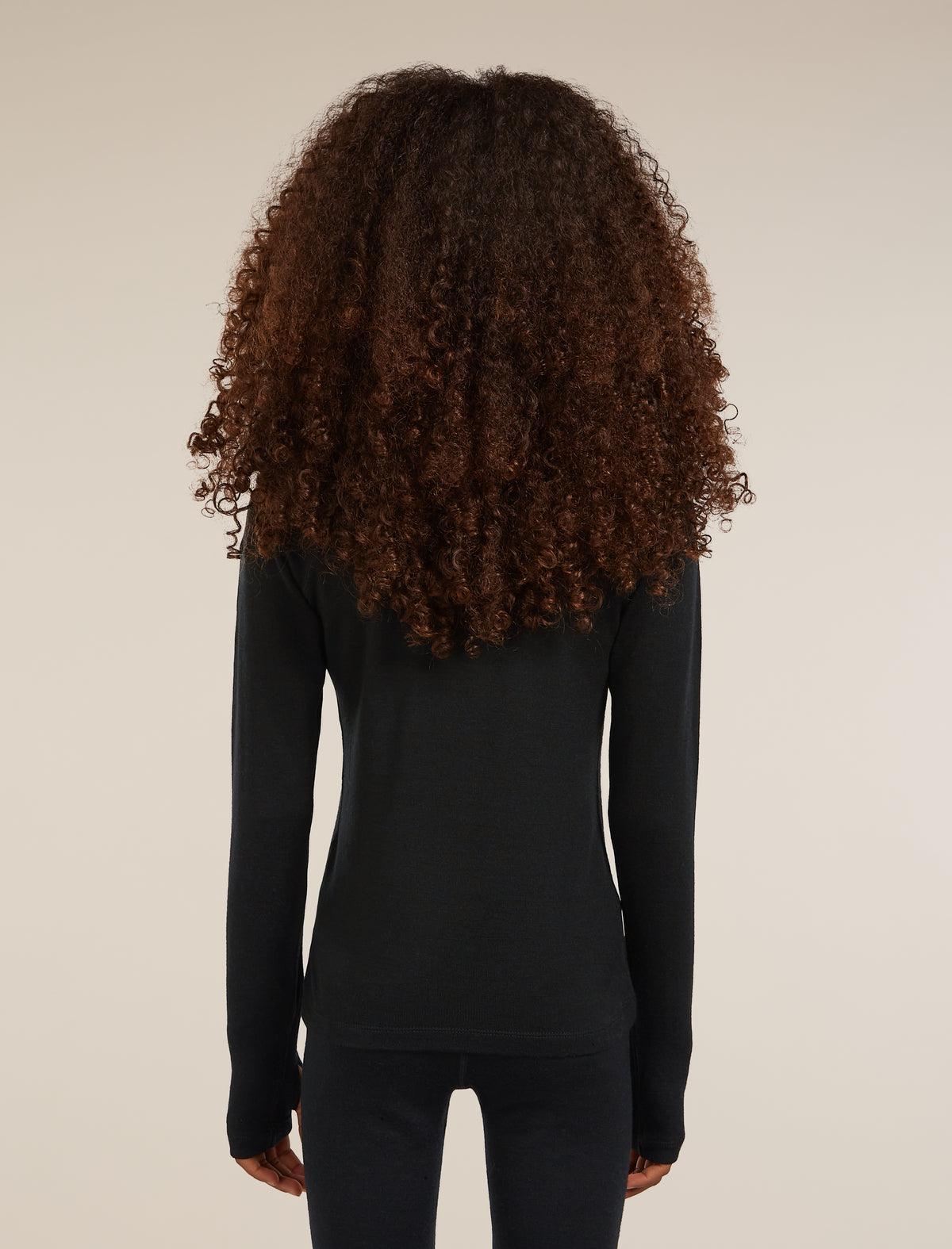 Kids’ Merino 260 Tech Long Sleeve Half Zip Thermal Top Black - 2