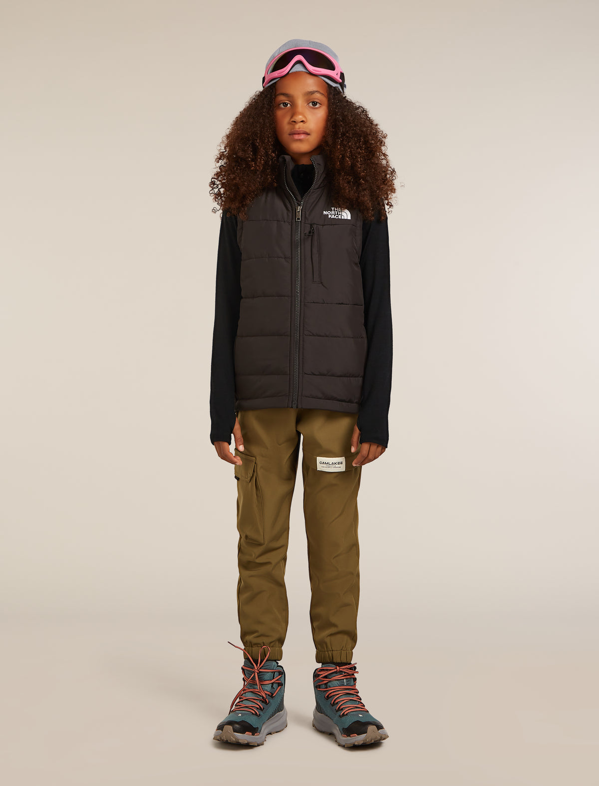 Kids’ Merino 260 Tech Long Sleeve Half Zip Thermal Top Black - 4