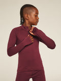Kids’ Merino 260 Tech Long Sleeve Half Zip Thermal Top  - 2