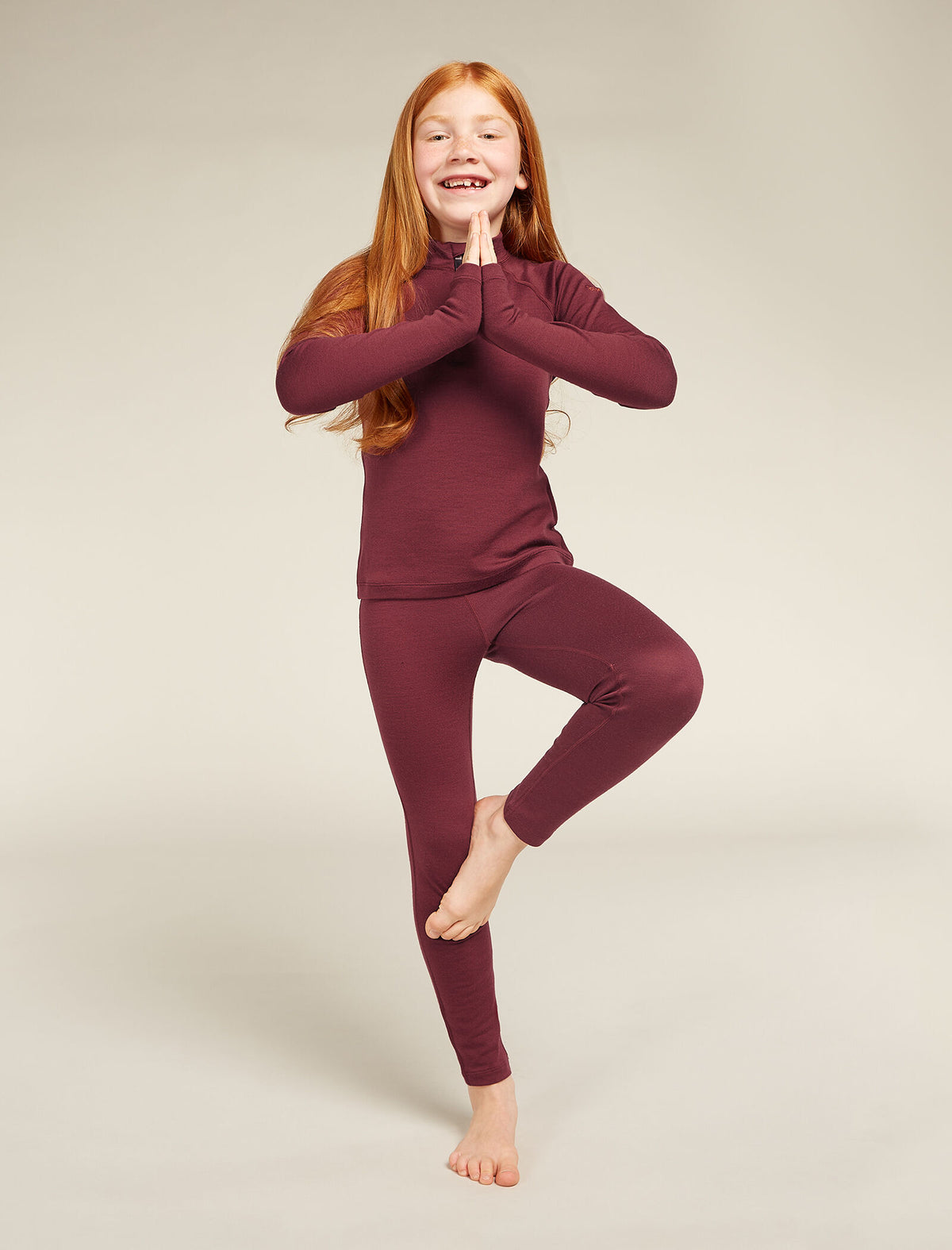 Kids’ Merino 260 Tech Long Sleeve Half Zip Thermal Top  - 5