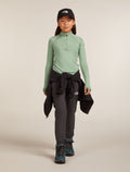 Kids’ Merino 260 Tech Long Sleeve Half Zip Thermal Top Seaglass - 4