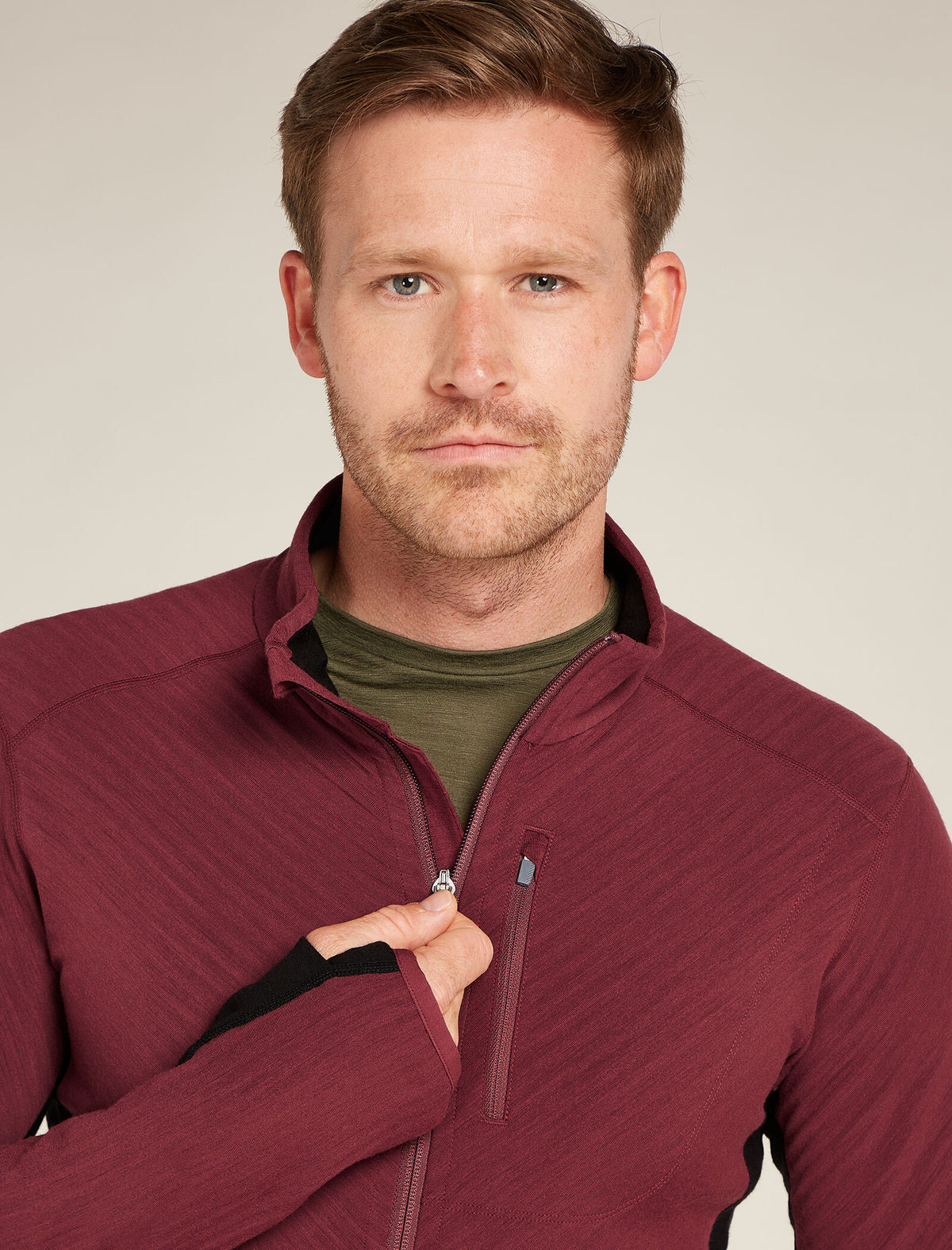 Men's Descender Long Sleeve Zip Jacket  - 8
