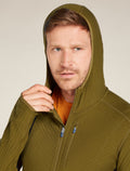 Men's Descender Long Sleeve Zip Hoodie Algae - 9