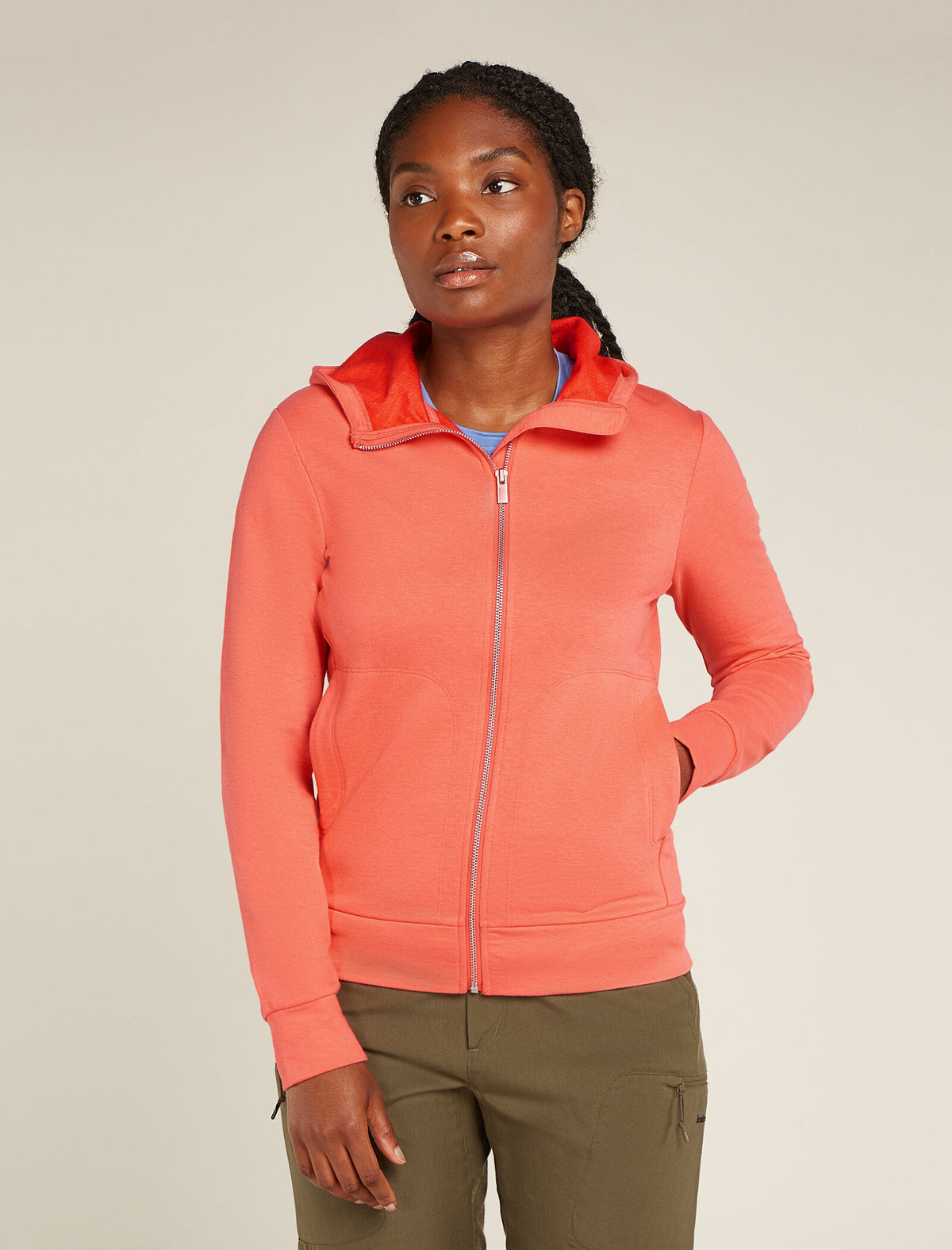 Women's Central Classic Long Sleeve Zip Hoodie  - 1