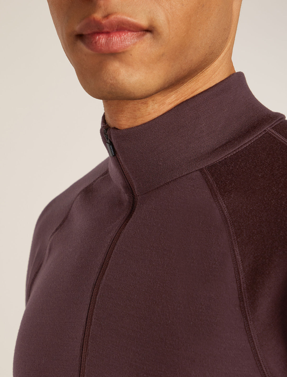 Men's 300 MerinoFine™ Polar Long Sleeve Half Zip Thermal Top Java - 5