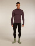 Men's 300 MerinoFine™ Polar Long Sleeve Half Zip Thermal Top Java - 8