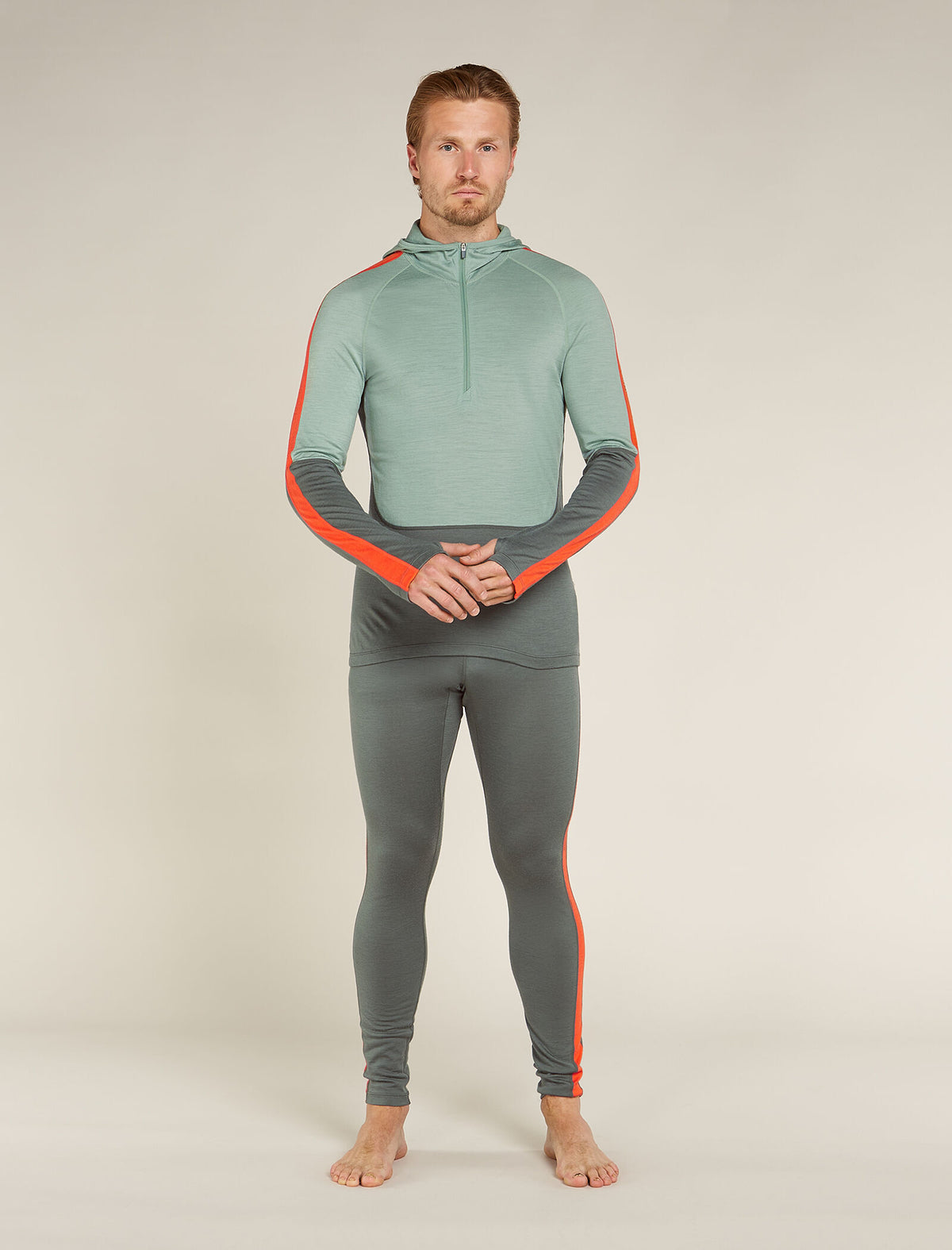 Men's Merino 200 Sonebula Long Sleeve Half Zip Thermal Hoodie  - 3