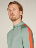 Men's Merino 200 Sonebula Long Sleeve Half Zip Thermal Hoodie  - 5