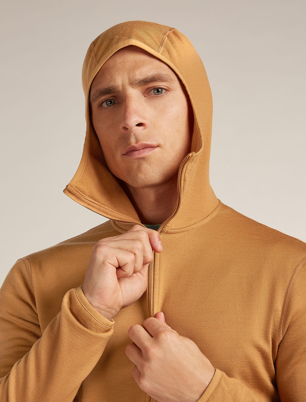Men's Merino 560 Realfleece™ Elemental Long Sleeve Zip Hoodie Trail - 8