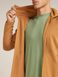 Men's Merino 560 Realfleece™ Elemental Long Sleeve Zip Hoodie Trail - 9