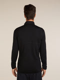 Men's Merino 560 Realfleece™ Elemental Long Sleeve Zip Jacket Black - 2