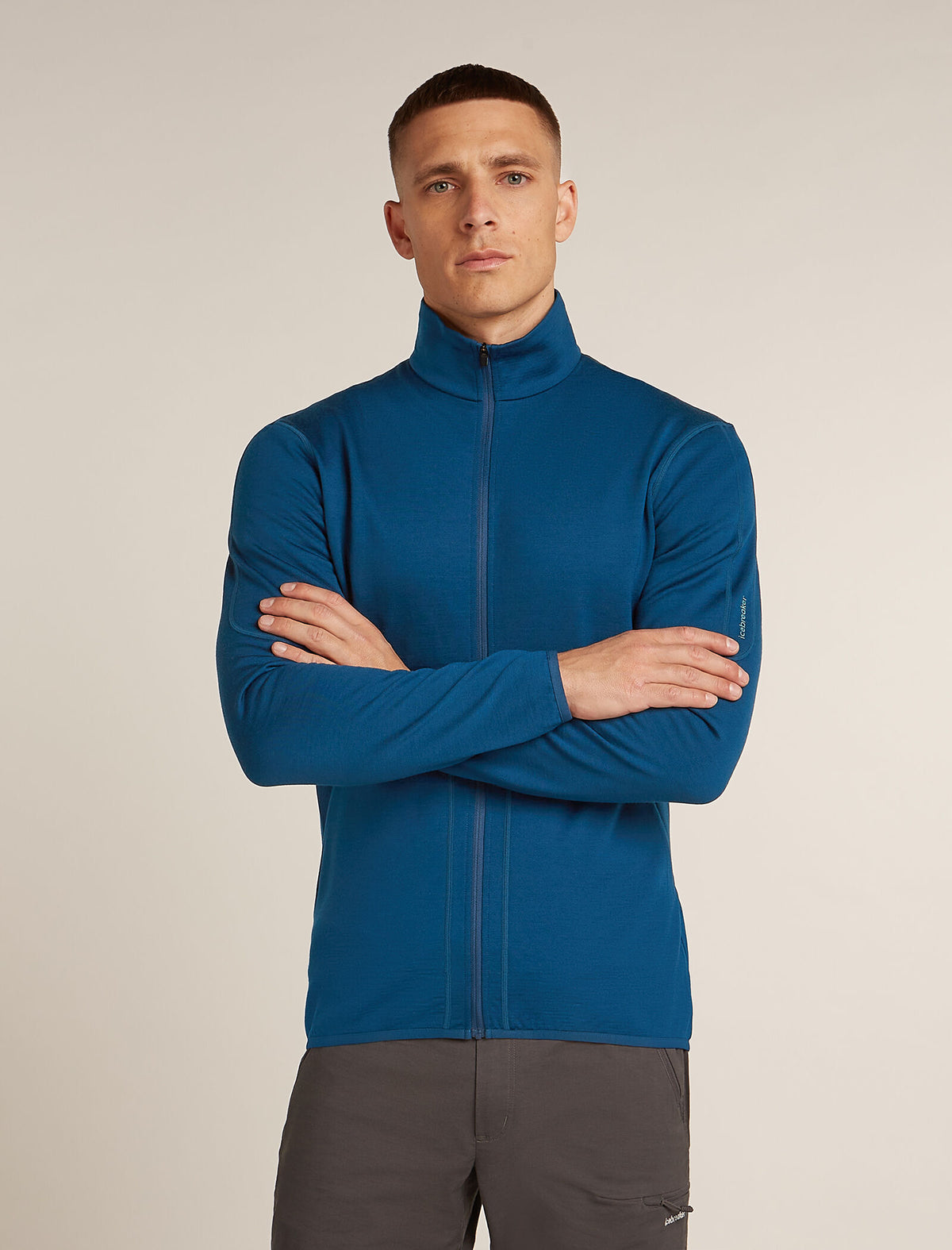 Men's Merino 560 Realfleece™ Elemental Long Sleeve Zip Jacket Atlantis - 1