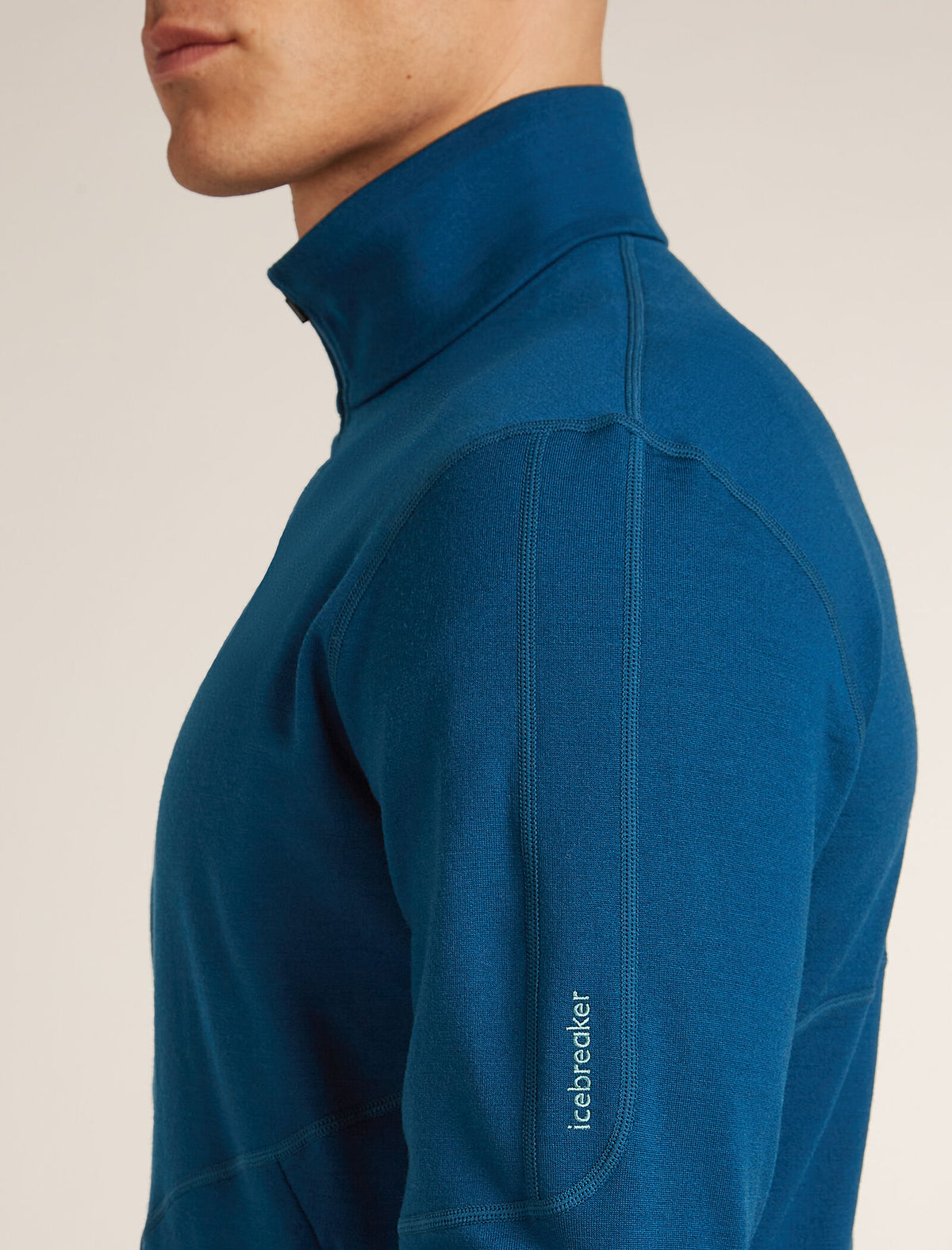 Men's Merino 560 Realfleece™ Elemental Long Sleeve Zip Jacket Atlantis - 5