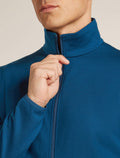 Men's Merino 560 Realfleece™ Elemental Long Sleeve Zip Jacket Atlantis - 6