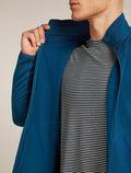 Men's Merino 560 Realfleece™ Elemental Long Sleeve Zip Jacket Atlantis - 9
